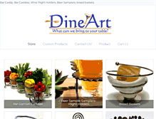 Tablet Screenshot of dineart.com